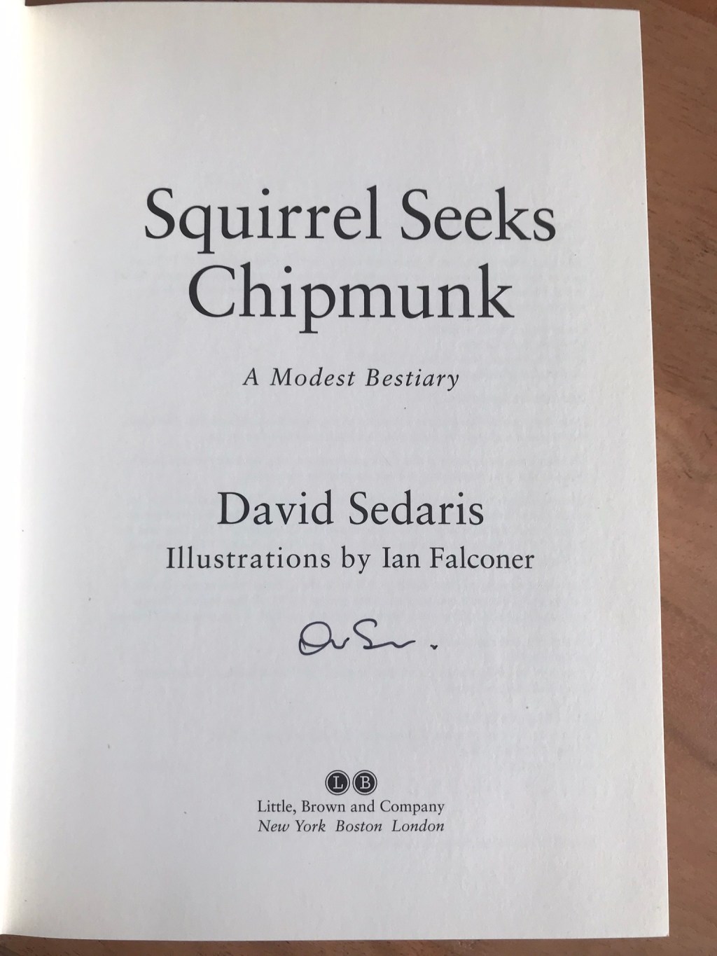 Squirrel Seeks Chipmunk, David&nbsp;Sedaris