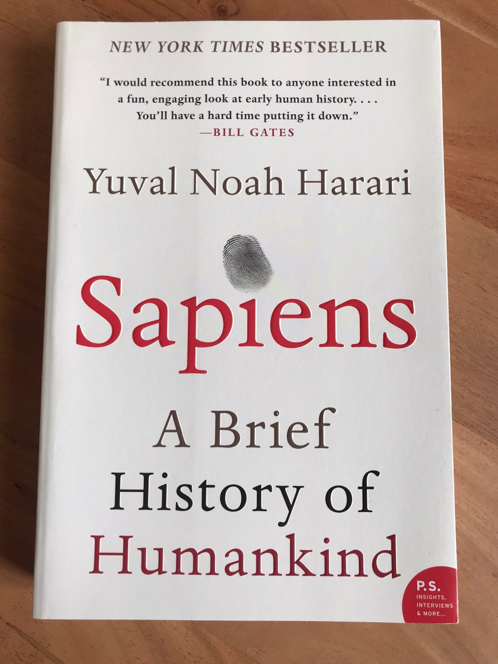Sapiens, Yuval Noah&nbsp;Harari