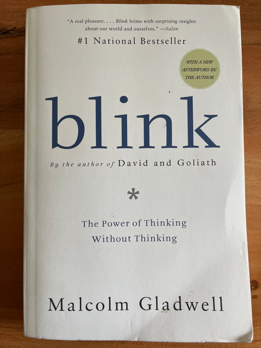 Blink, Malcolm Gladwell
