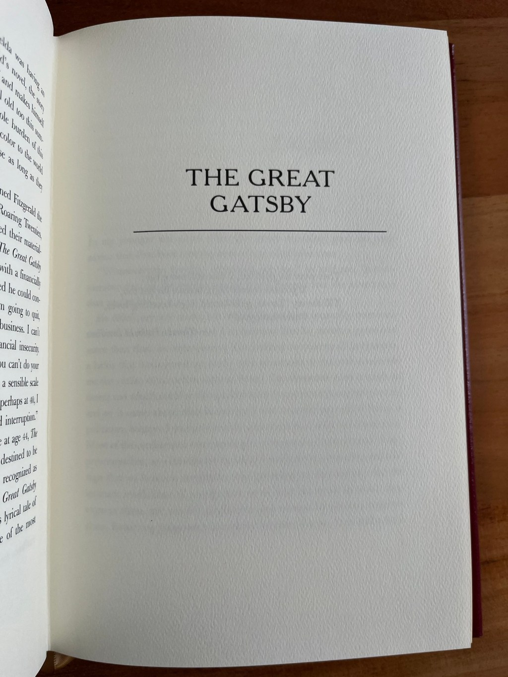 The Great Gatsby, F. Scott&nbsp;Fitzgerald